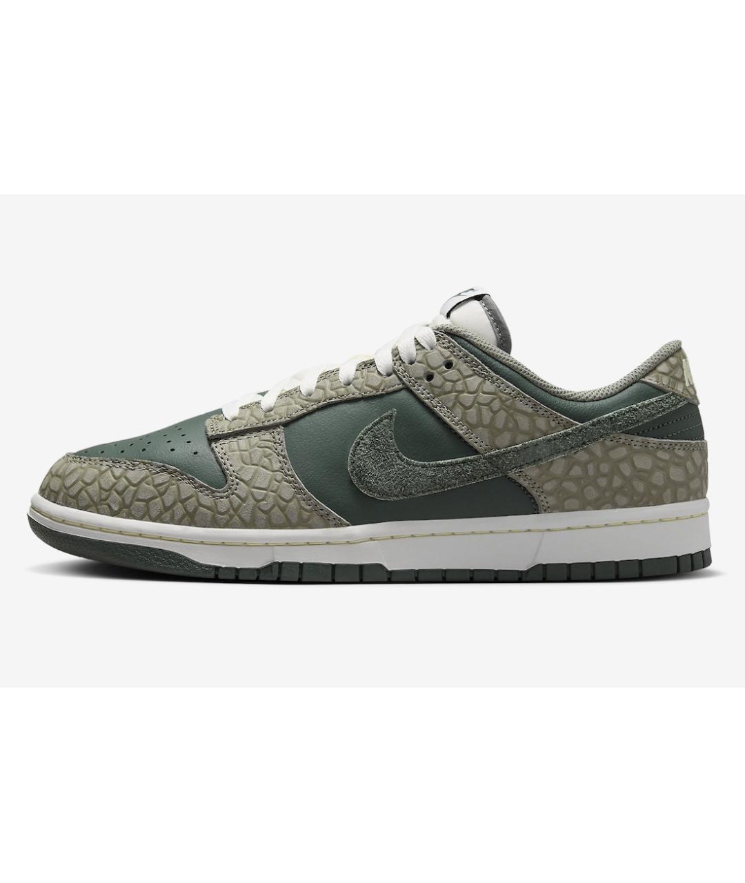 NIKE Зеленые низкие кроссовки / кеды, фото 8