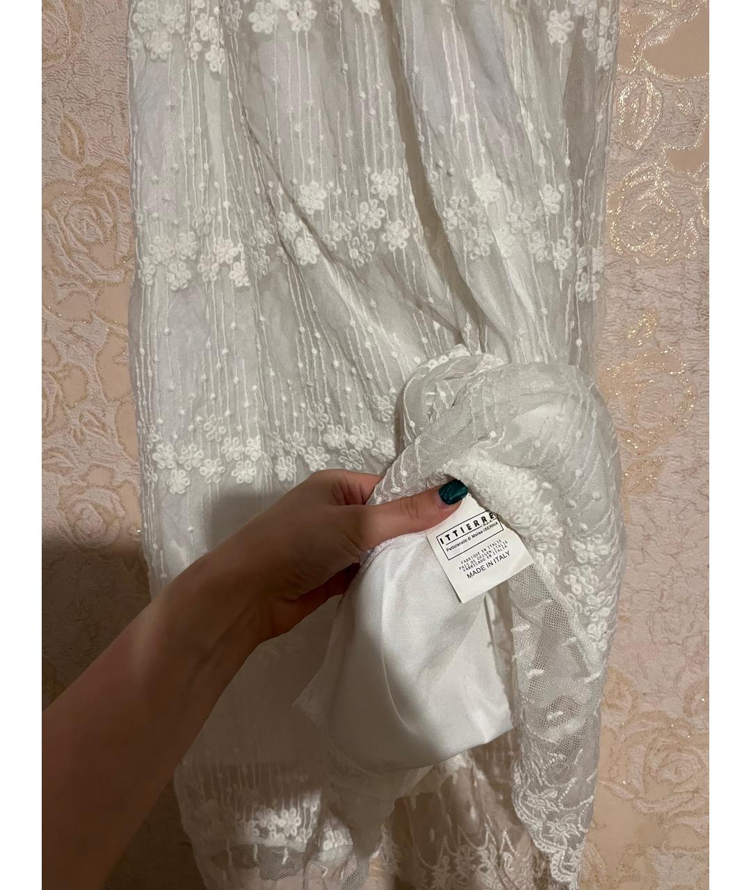 DOLCE&GABBANA Белое кружевное свадебное платье, фото 4