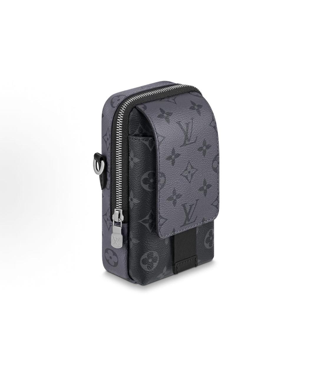 LOUIS VUITTON Антрацитовая барсетка, фото 2