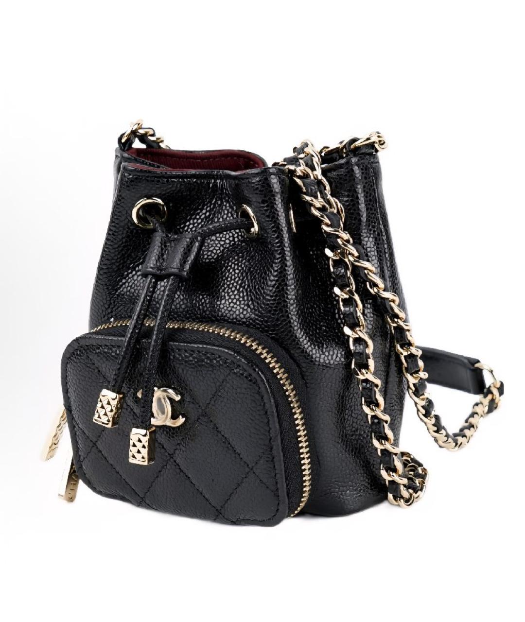 CHANEL Черная сумка через плечо, фото 2
