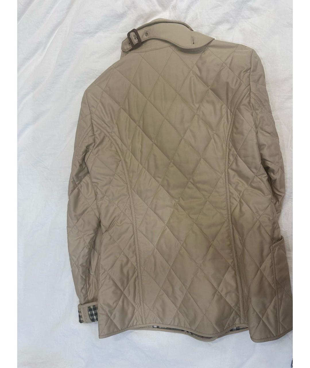 BURBERRY Бежевая хлопковая куртка, фото 2