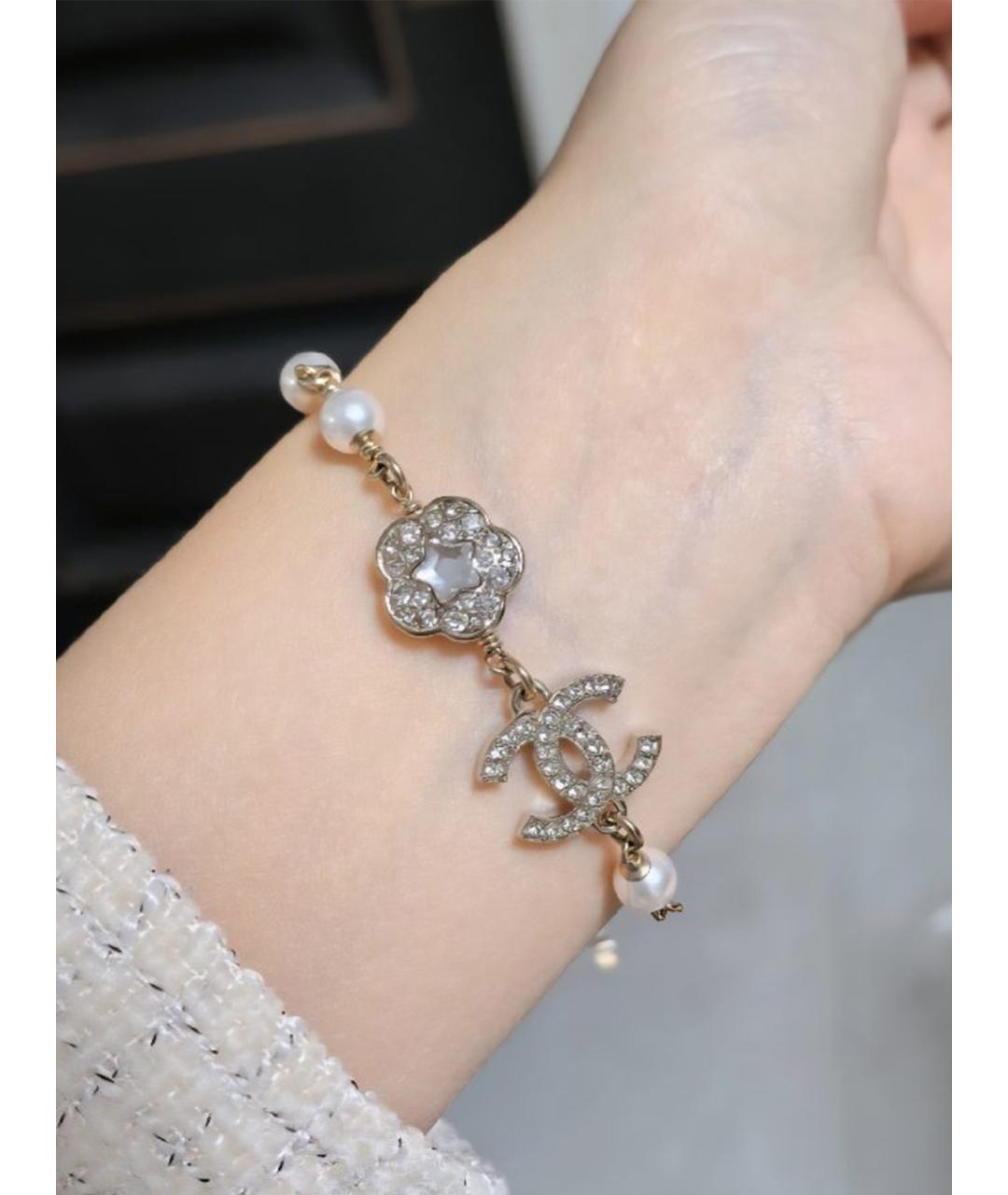 CHANEL Золотой браслет, фото 5