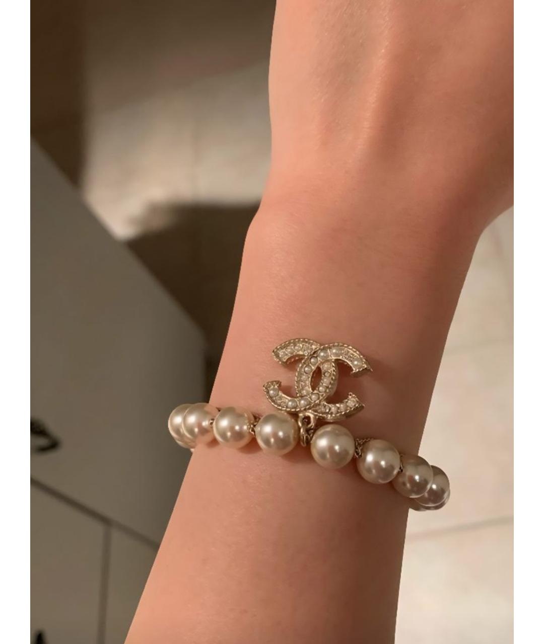 CHANEL Белый браслет, фото 5