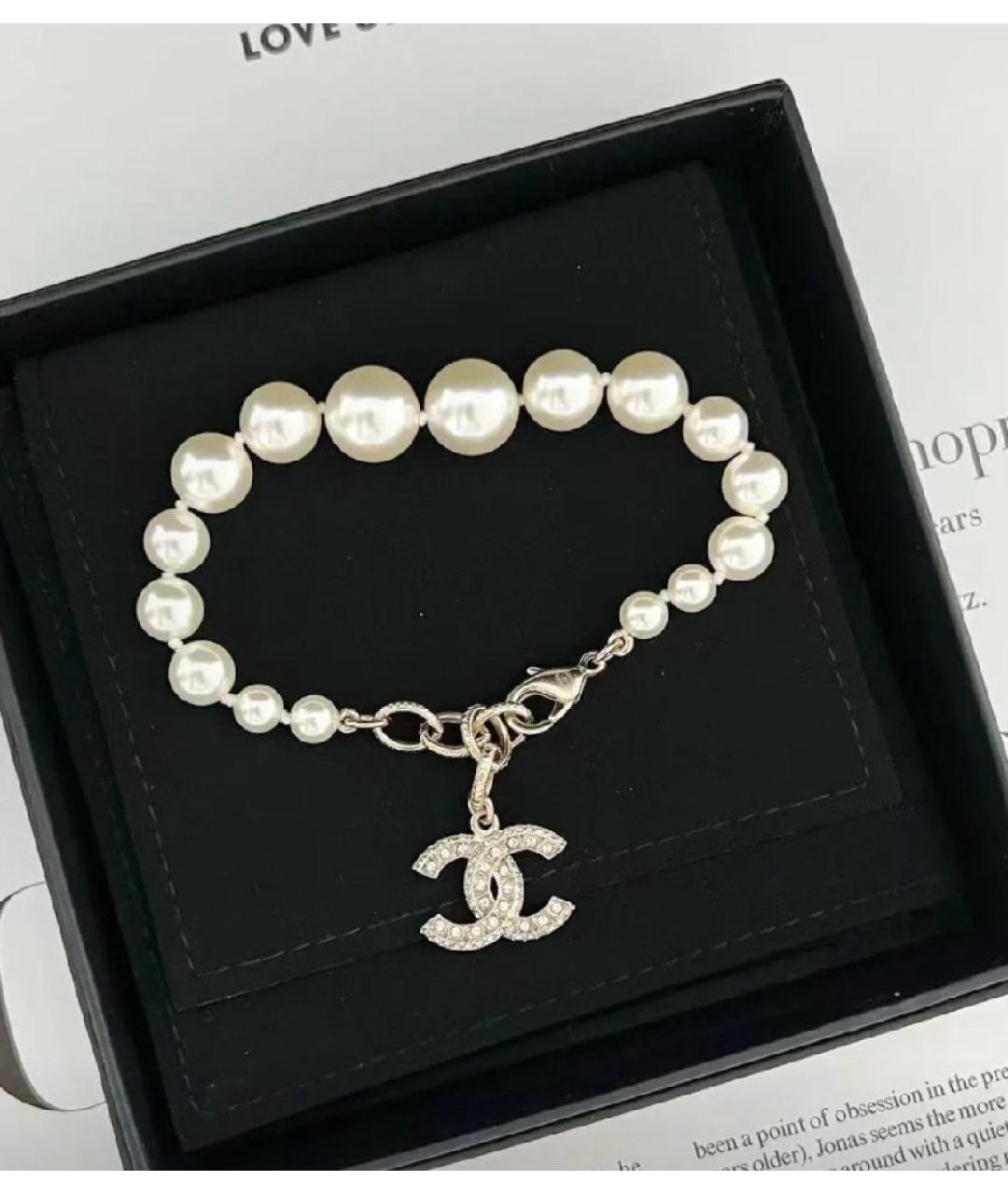 CHANEL Белый браслет, фото 2