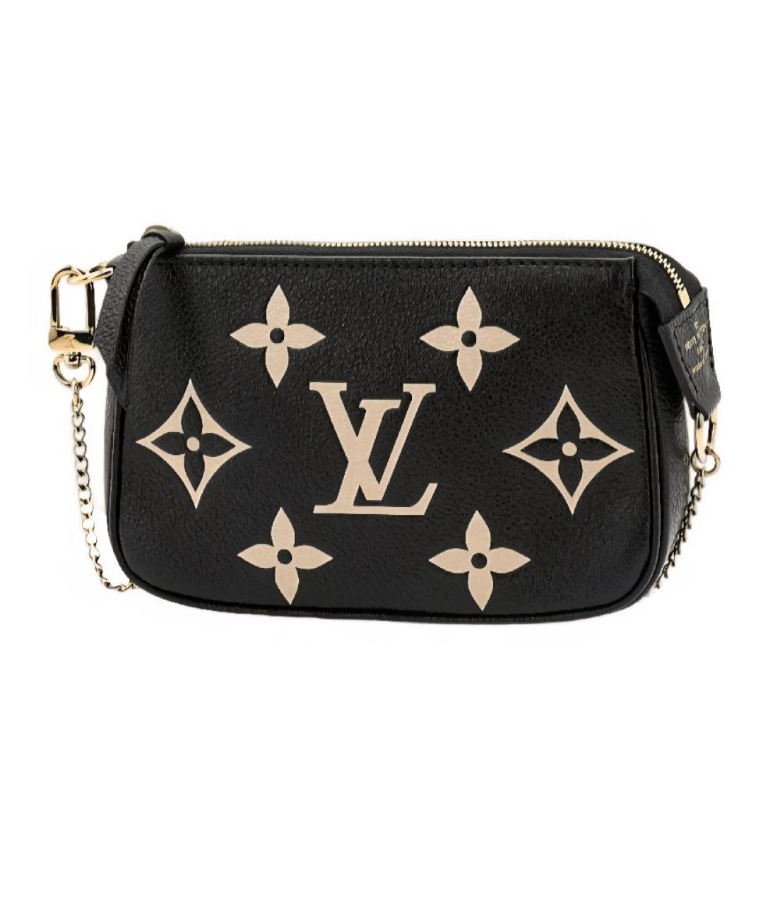 LOUIS VUITTON Черная сумка с короткими ручками, фото 3