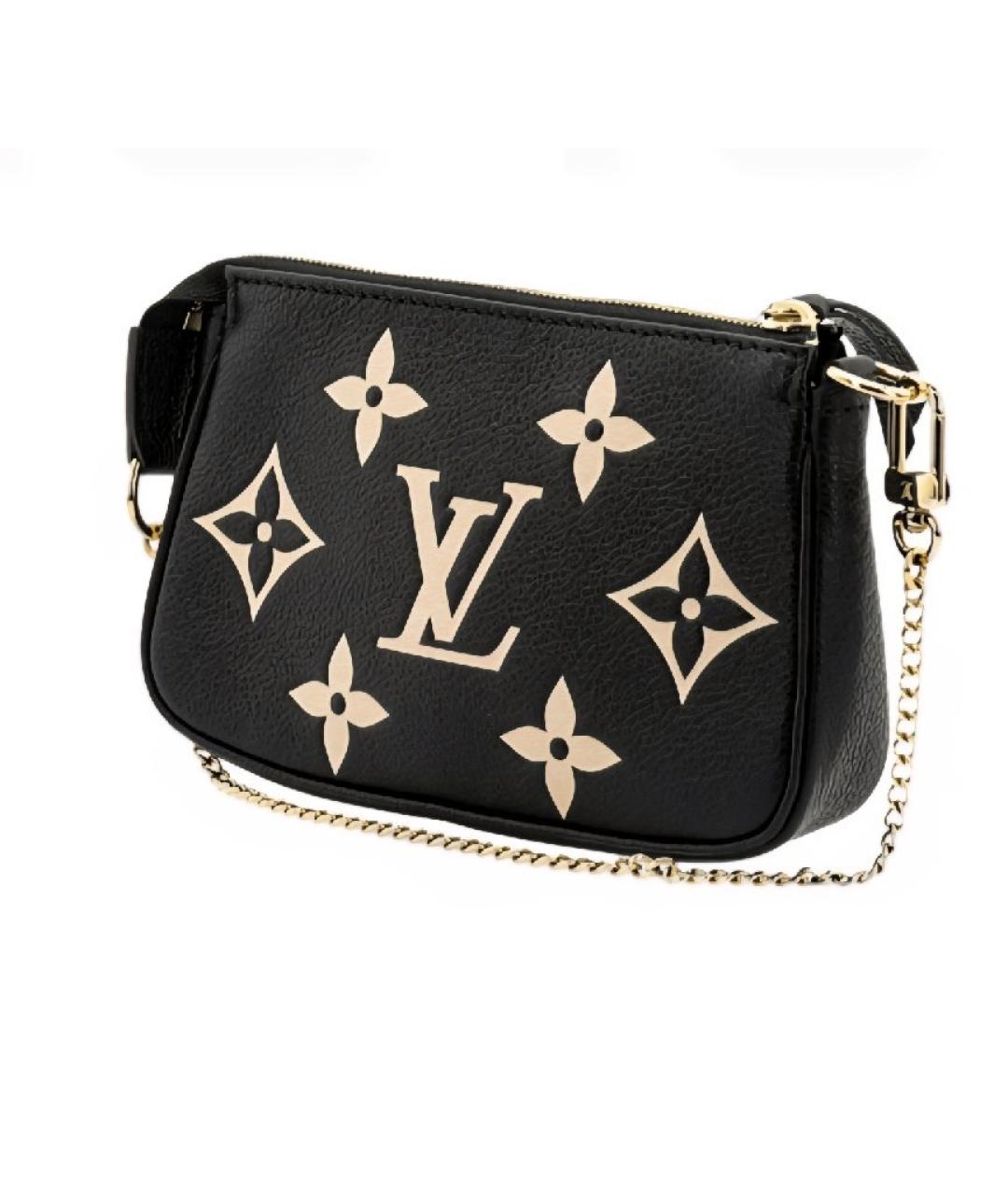 LOUIS VUITTON Черная сумка с короткими ручками, фото 6