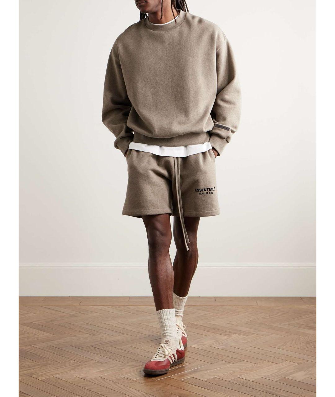 FEAR OF GOD ESSENTIALS Серые хлопковые шорты, фото 4
