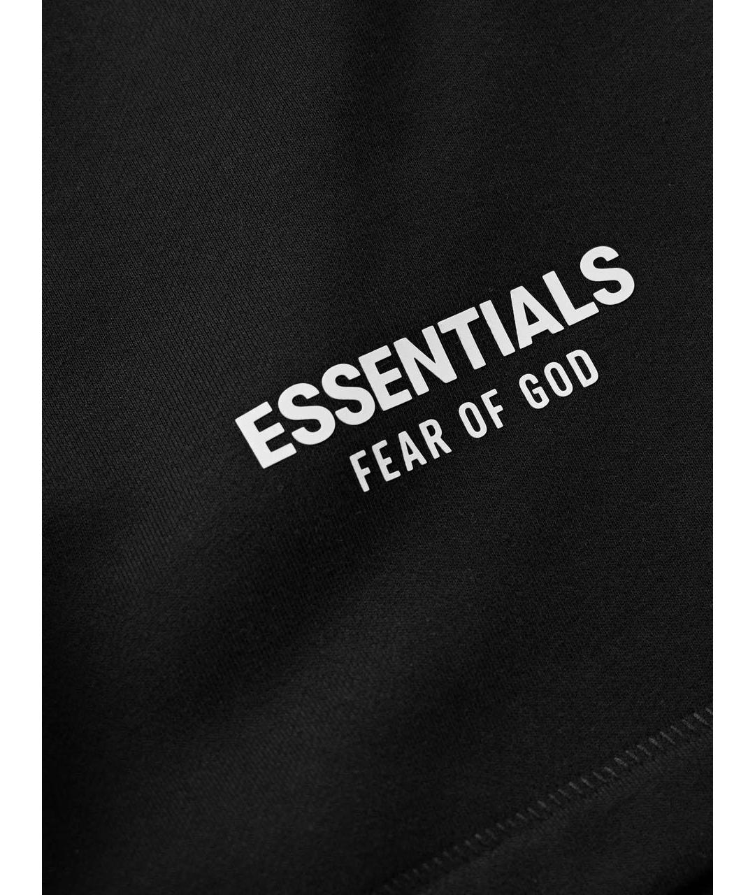 FEAR OF GOD ESSENTIALS Черные хлопковые шорты, фото 3