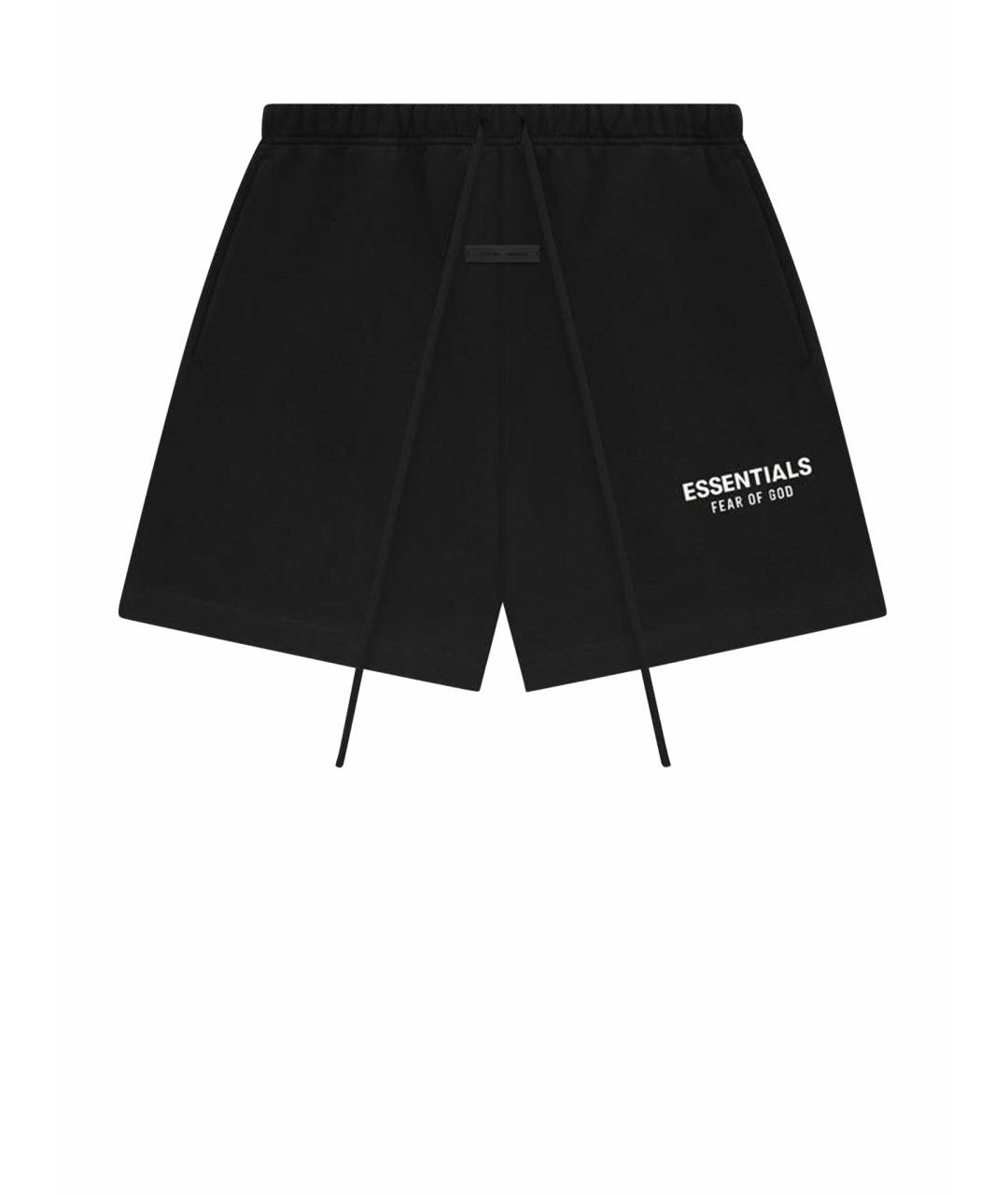 FEAR OF GOD ESSENTIALS Черные хлопковые шорты, фото 1