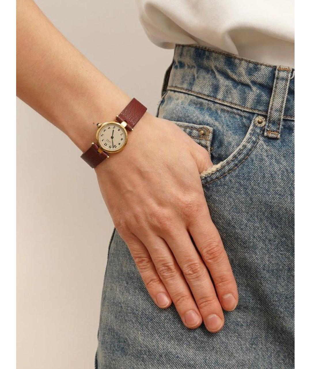 CARTIER Серебряные часы, фото 4
