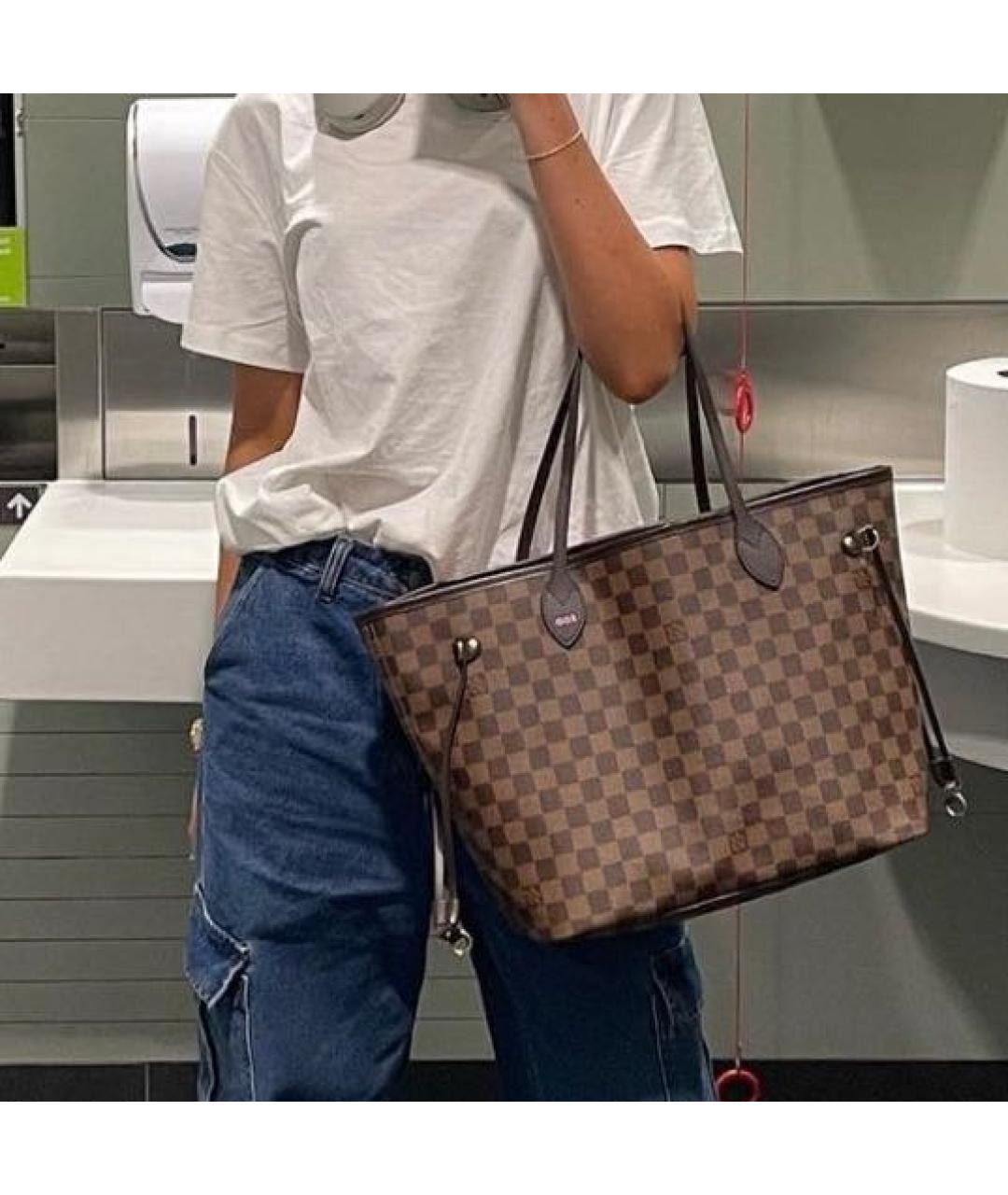 LOUIS VUITTON Кожаная сумка тоут, фото 5