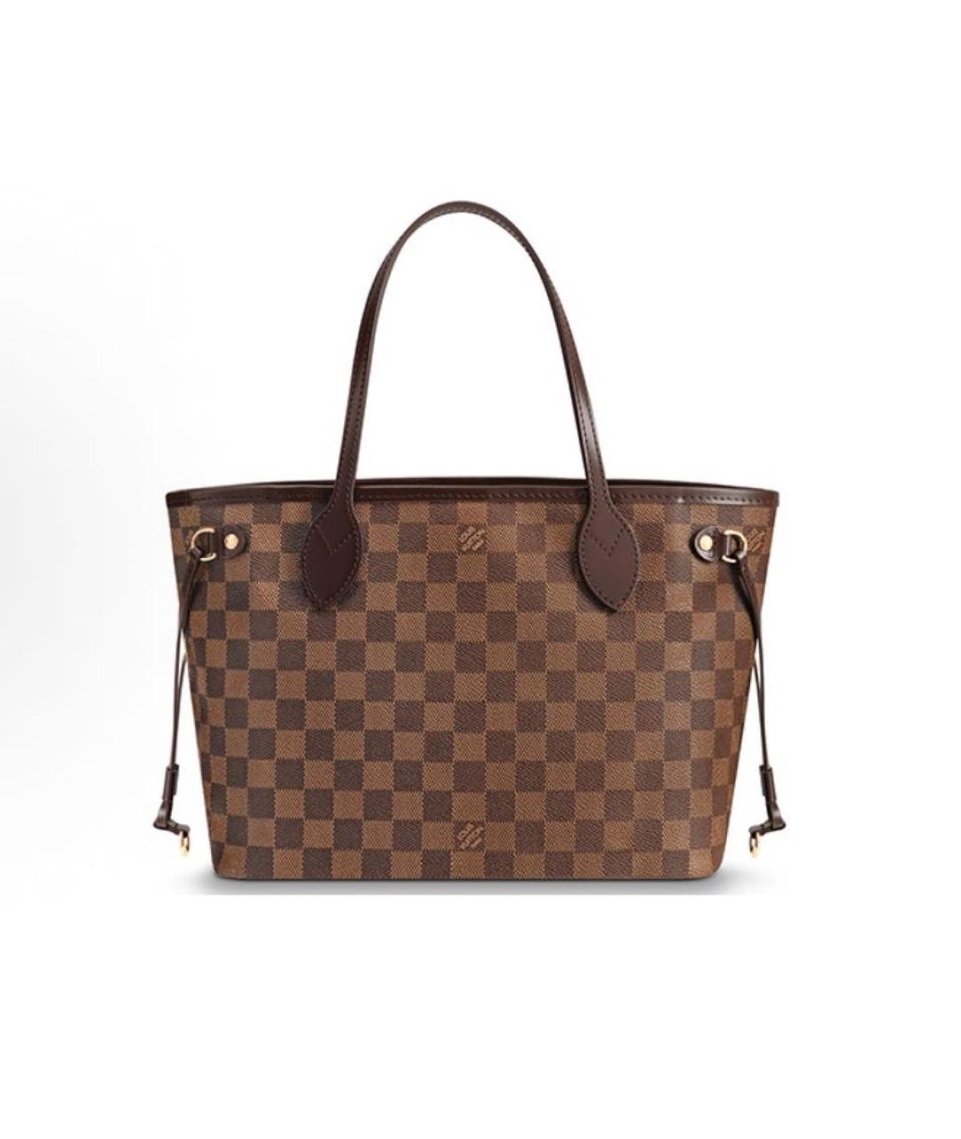 LOUIS VUITTON Коричневая сумка тоут, фото 9