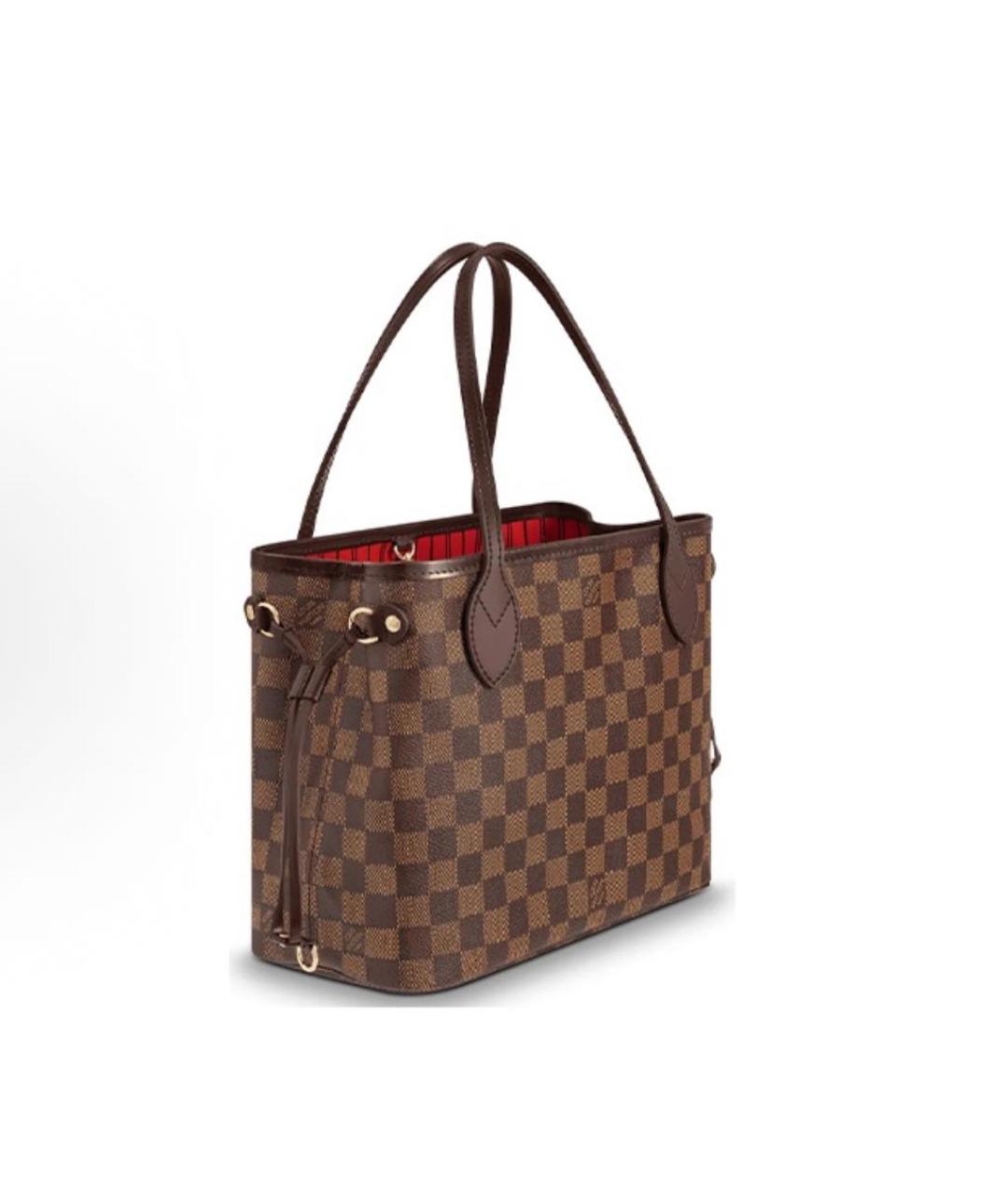 LOUIS VUITTON Коричневая сумка тоут, фото 3