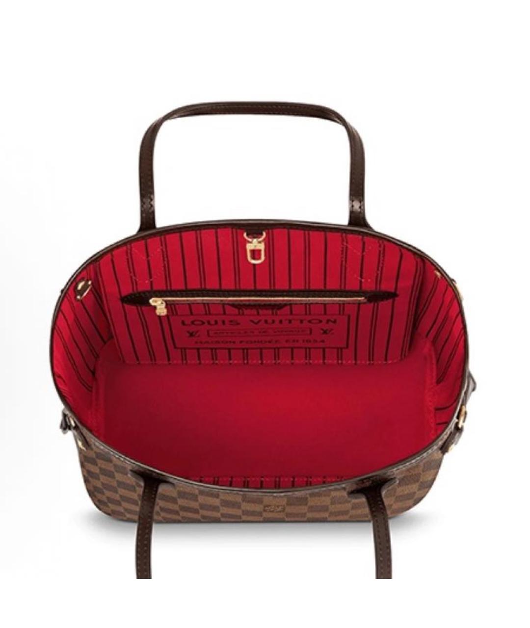 LOUIS VUITTON Коричневая сумка тоут, фото 5