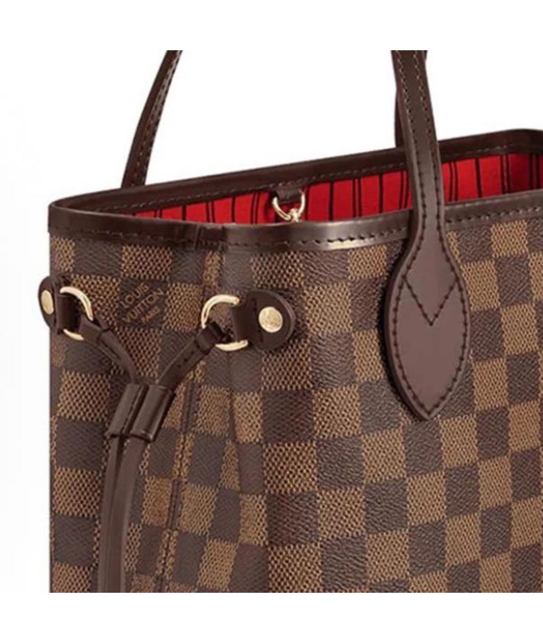 LOUIS VUITTON Коричневая сумка тоут, фото 6