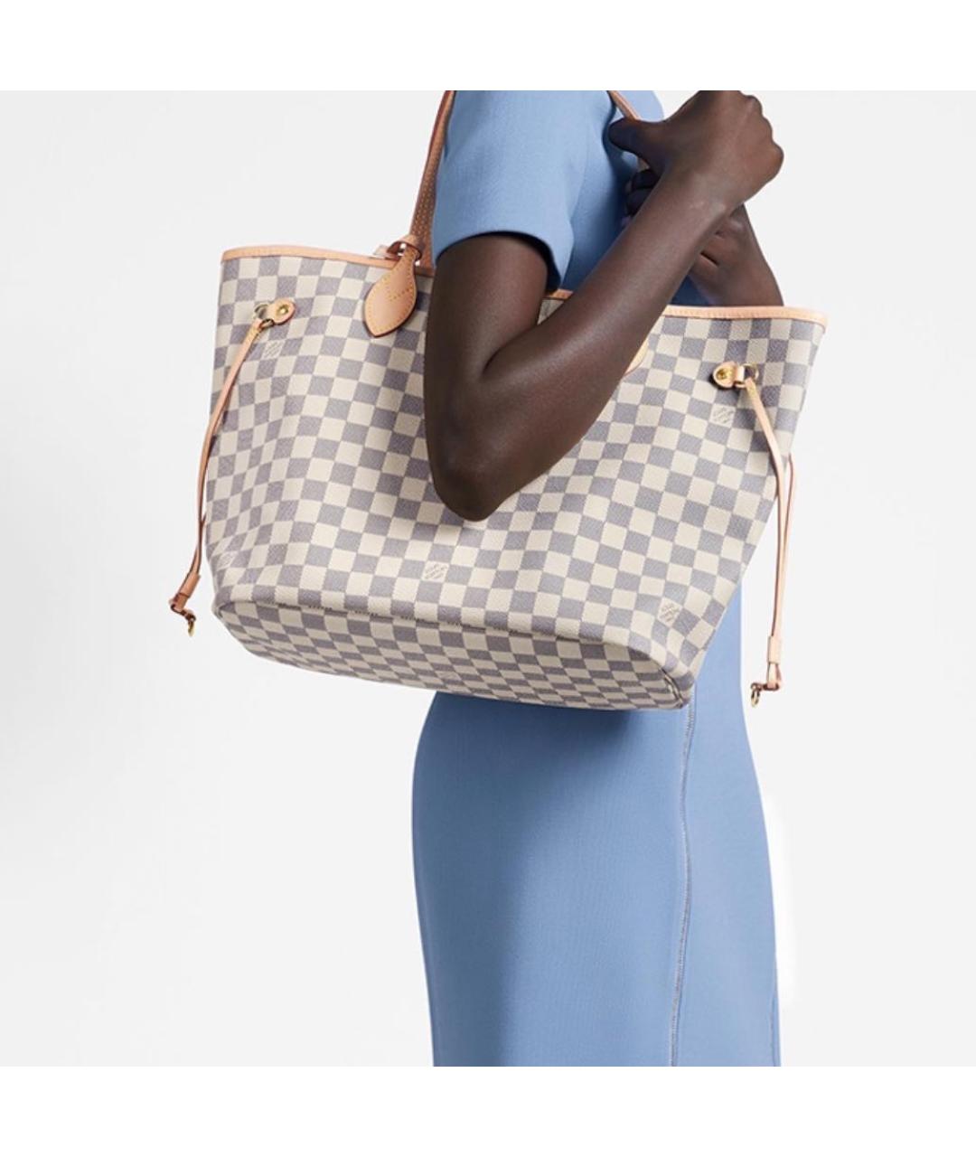 LOUIS VUITTON Белая сумка тоут, фото 6