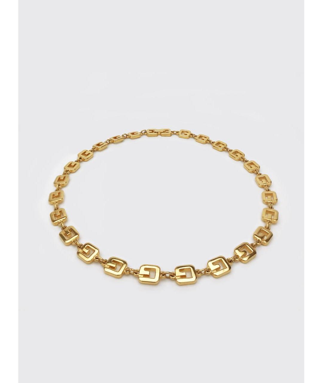GIVENCHY Золотое латунное колье, фото 3