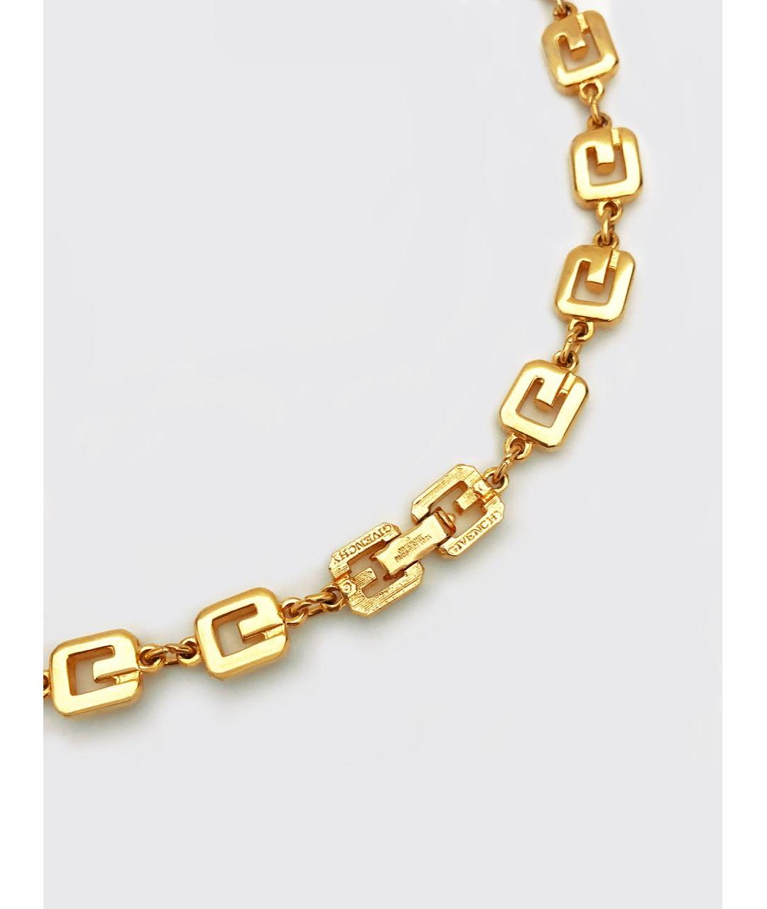 GIVENCHY Золотое латунное колье, фото 2