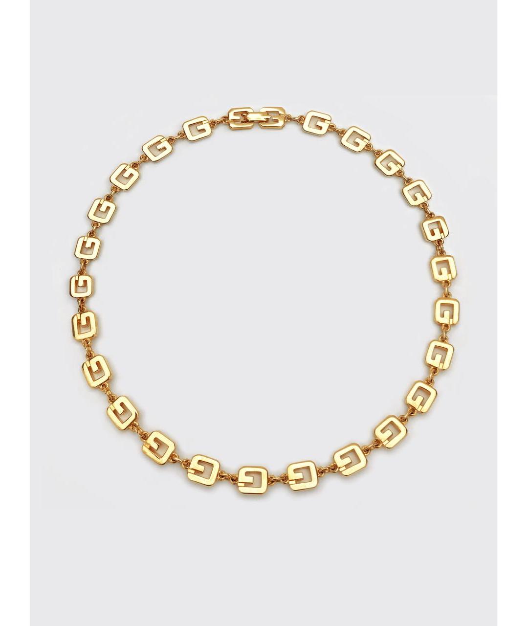 GIVENCHY Золотое латунное колье, фото 5