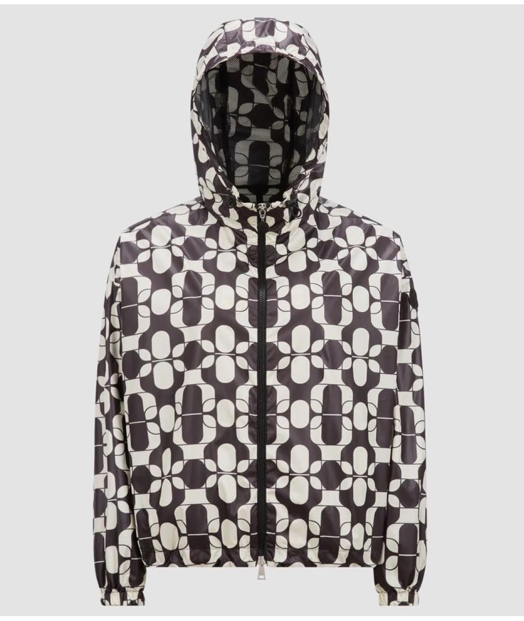 MONCLER Черная полиэстеровая куртка, фото 8