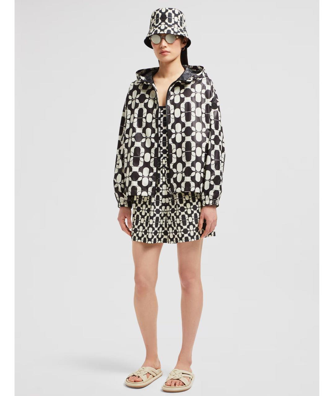 MONCLER Черная полиэстеровая куртка, фото 2