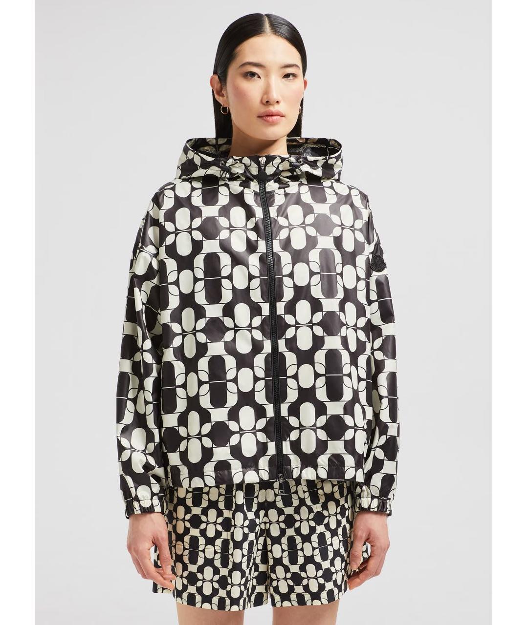 MONCLER Черная полиэстеровая куртка, фото 3