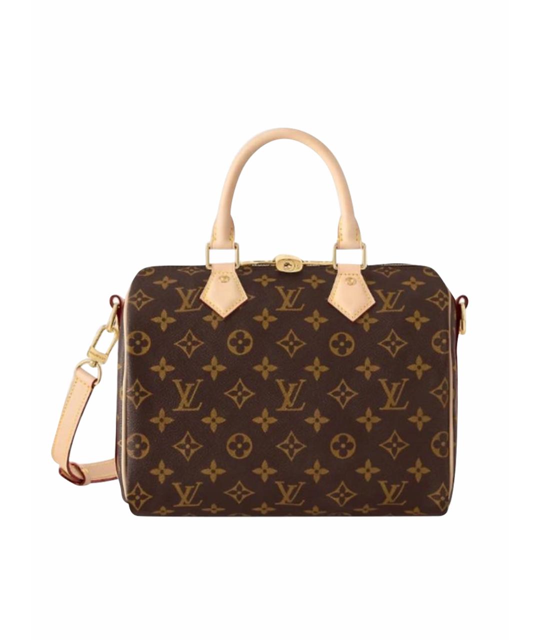 LOUIS VUITTON Коричневая сумка с короткими ручками, фото 1