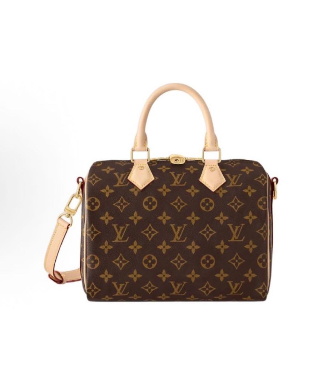 LOUIS VUITTON Коричневая сумка с короткими ручками, фото 5