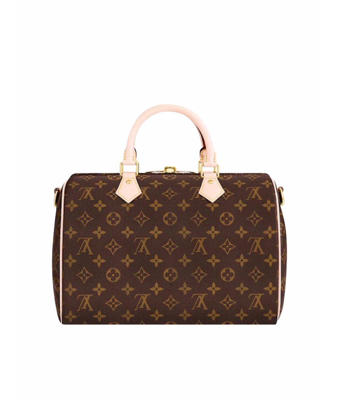 LOUIS VUITTON Коричневая сумка с короткими ручками, фото 1