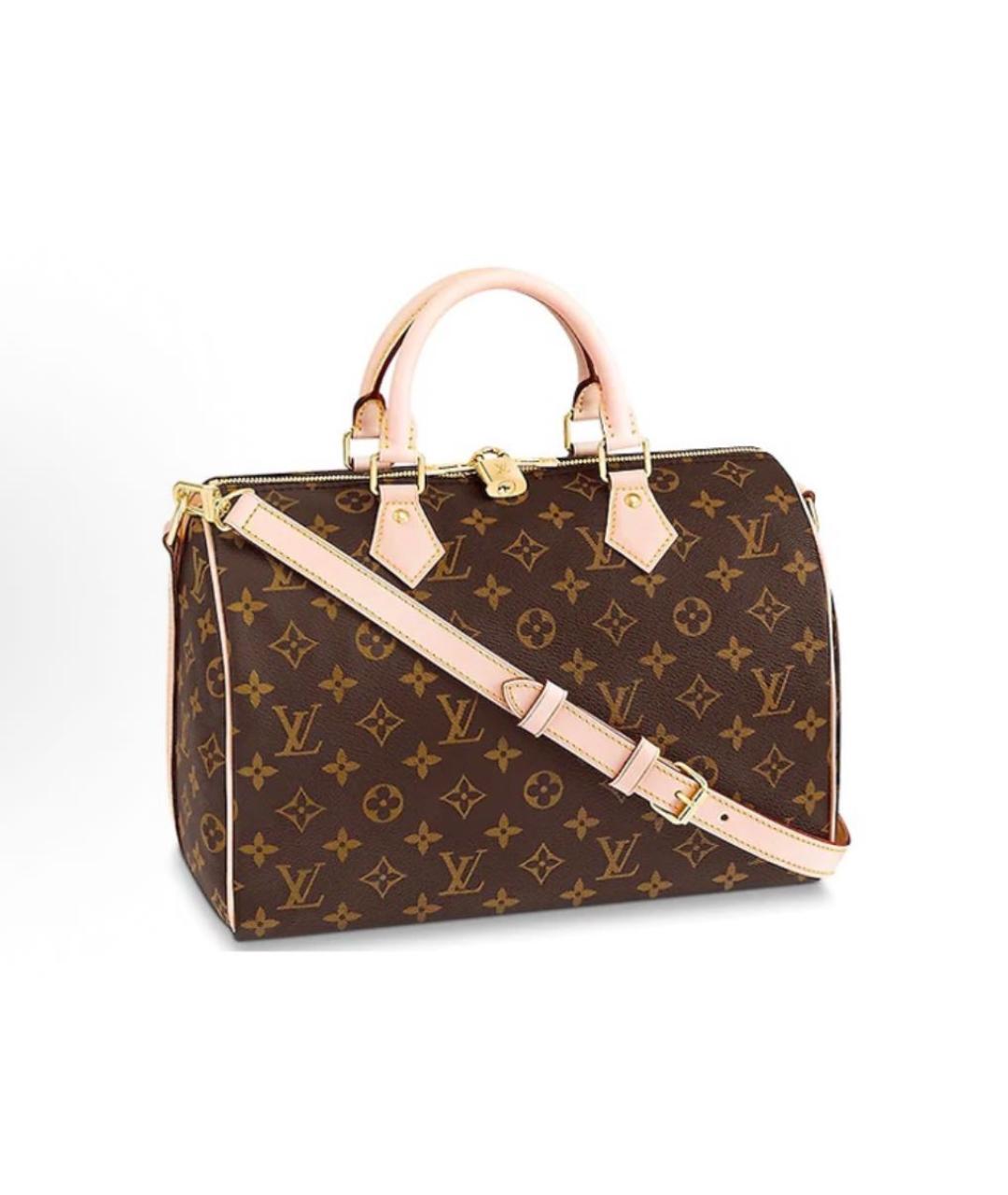 LOUIS VUITTON Коричневая сумка с короткими ручками, фото 2