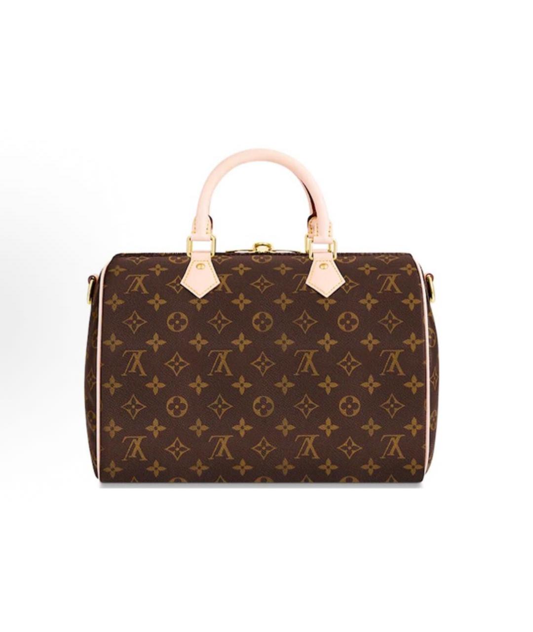LOUIS VUITTON Коричневая сумка с короткими ручками, фото 6