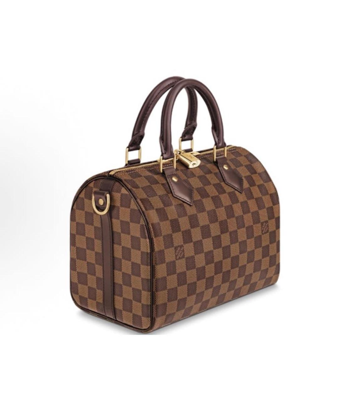 LOUIS VUITTON Коричневая сумка с короткими ручками, фото 2