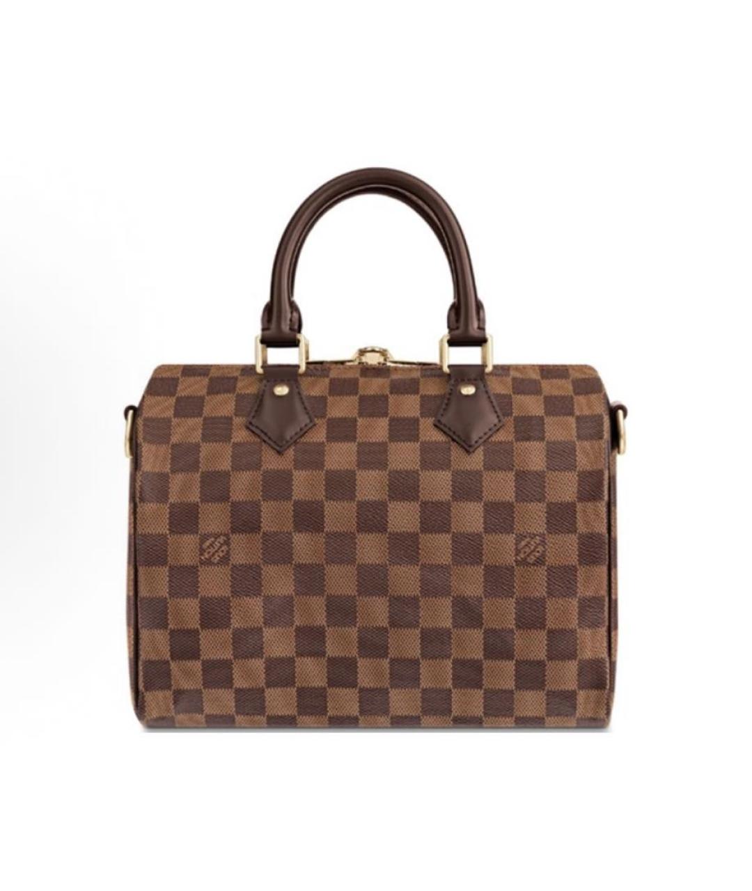 LOUIS VUITTON Коричневая сумка с короткими ручками, фото 3