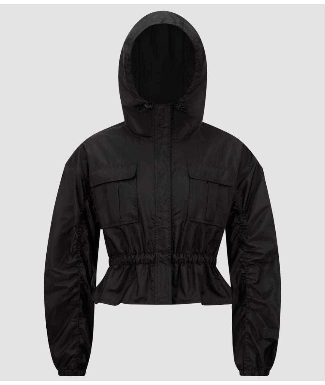 MONCLER Черная полиамидовая куртка, фото 8