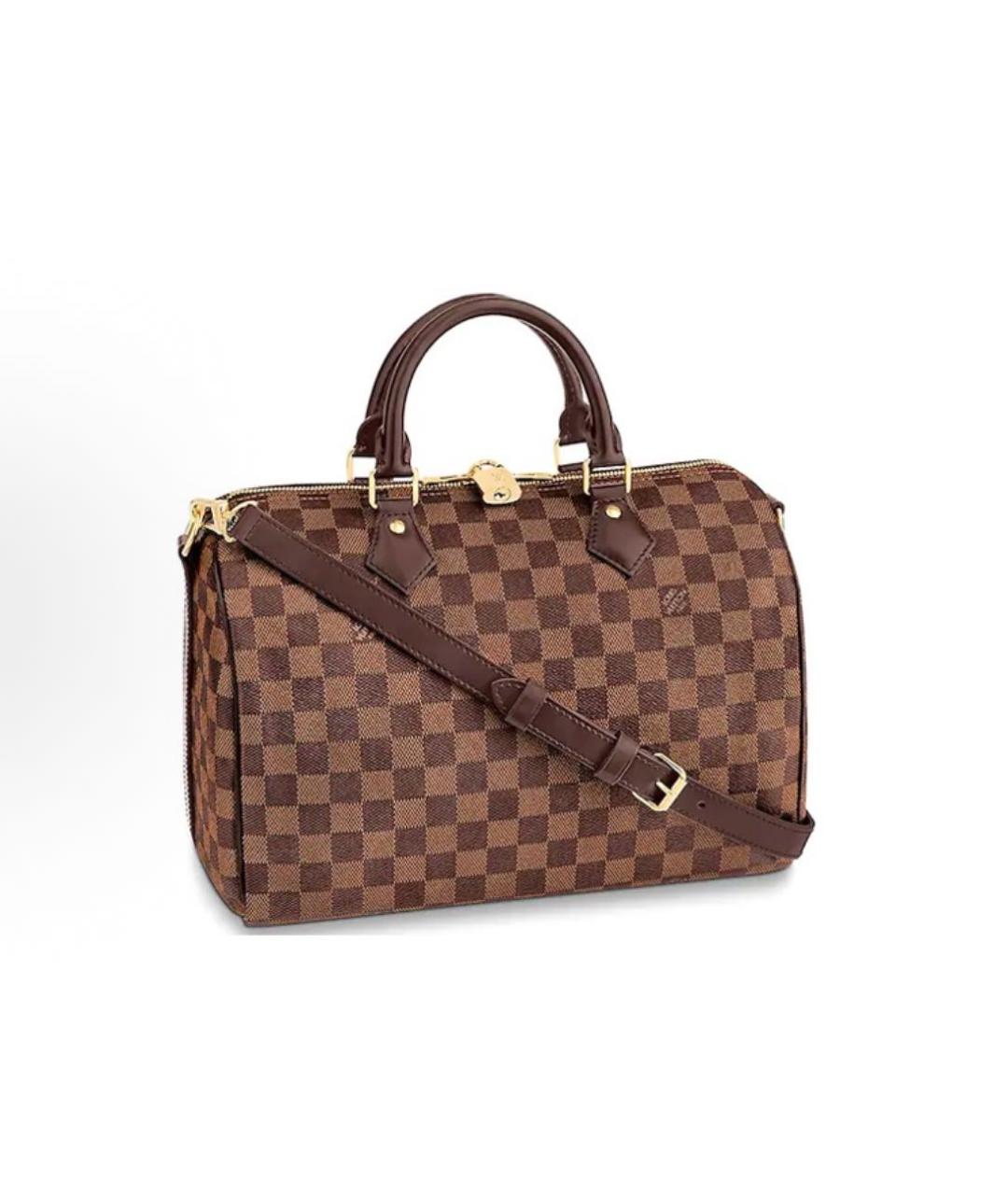 LOUIS VUITTON Коричневая сумка с короткими ручками, фото 2