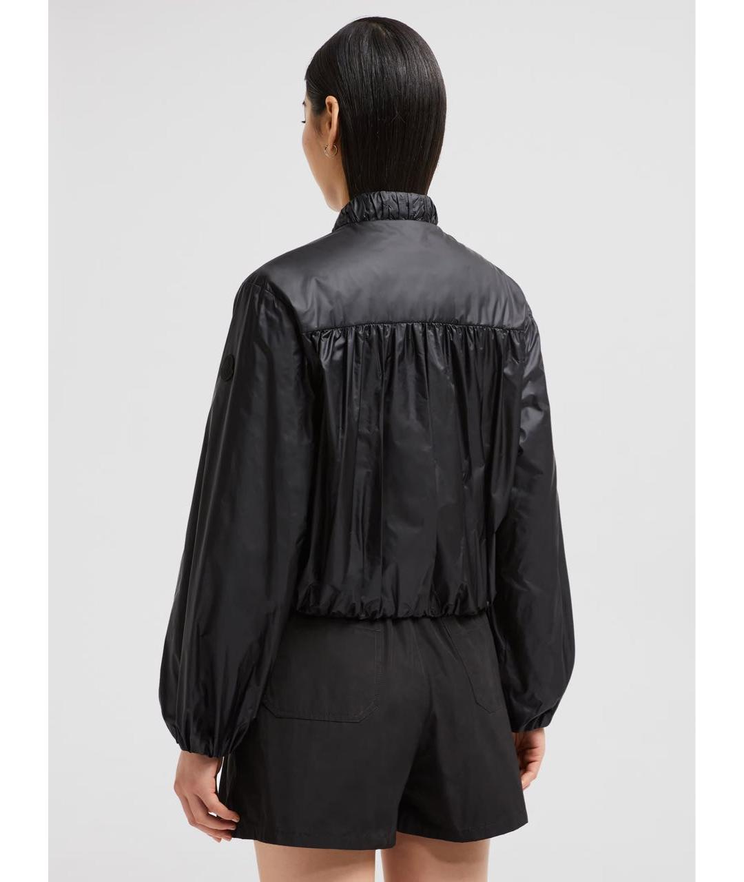 MONCLER Черная полиамидовая куртка, фото 5