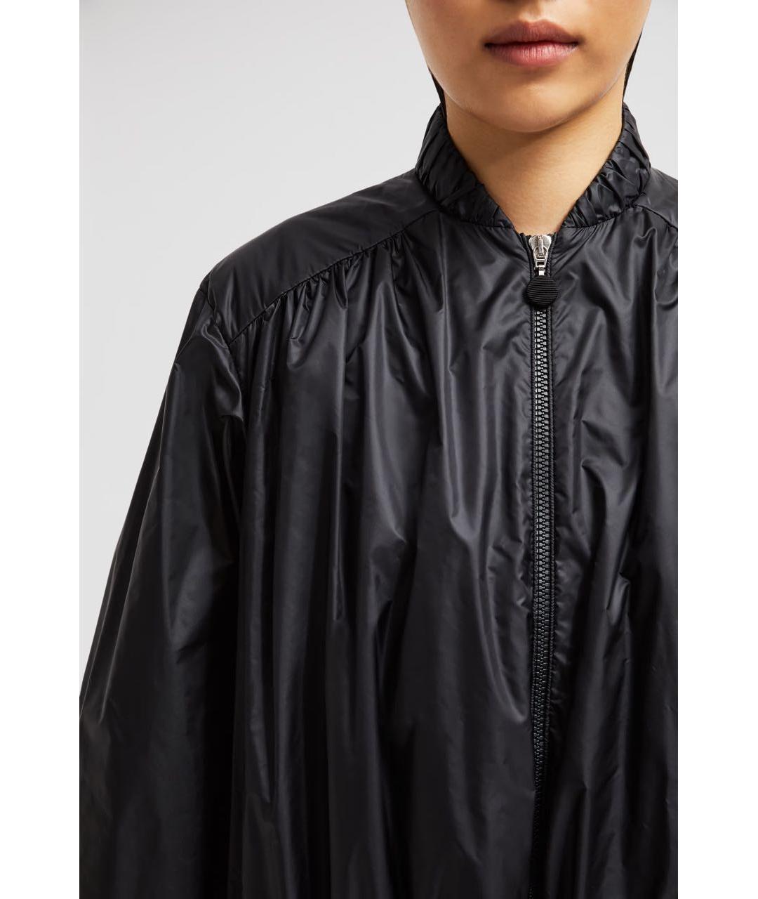 MONCLER Черная полиамидовая куртка, фото 6