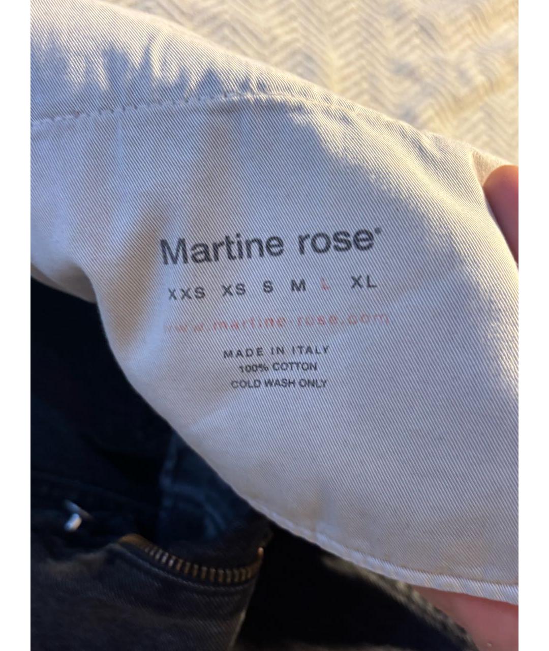 MARTINE ROSE Серые джинсы, фото 5