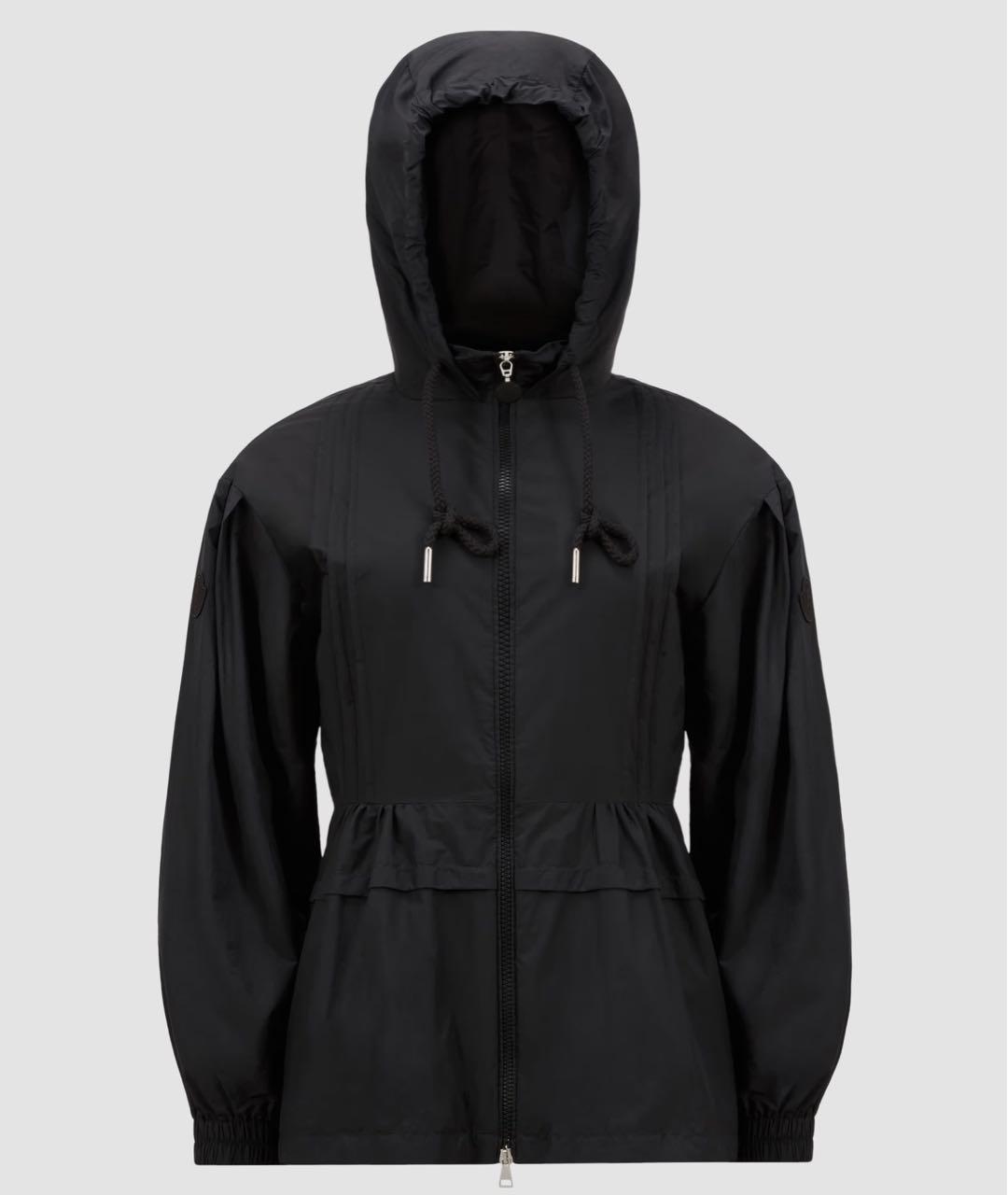 MONCLER Черная полиамидовая куртка, фото 8