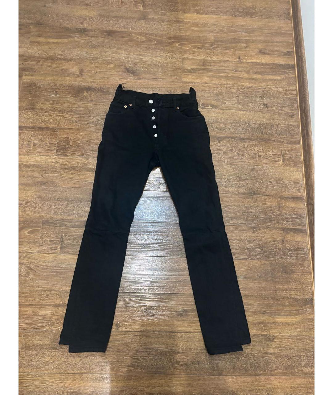 VETEMENTS Черные прямые джинсы, фото 8