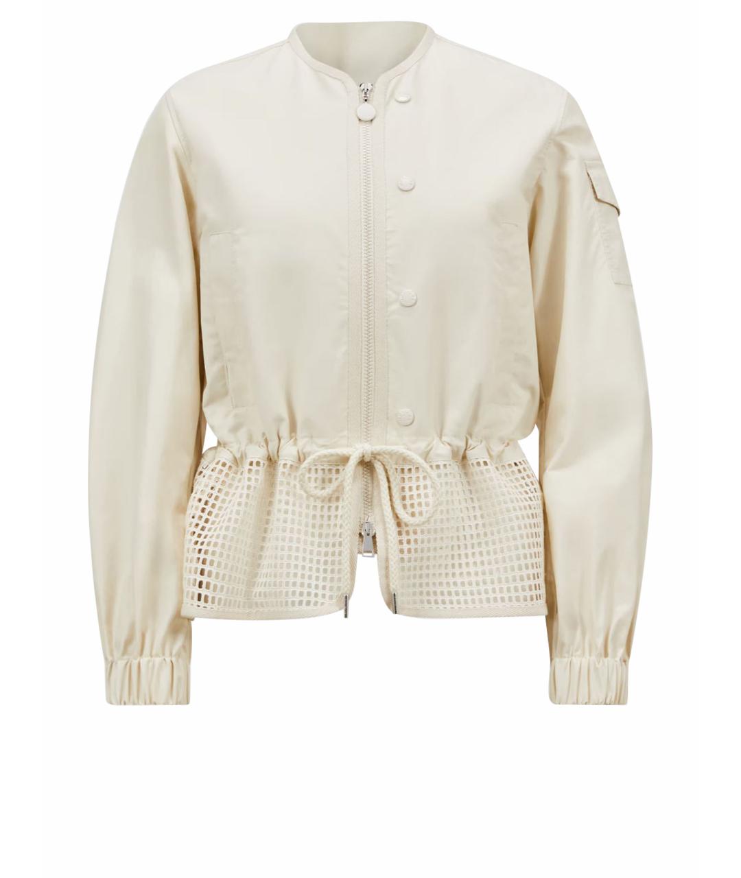 MONCLER Бежевая хлопковая куртка, фото 1