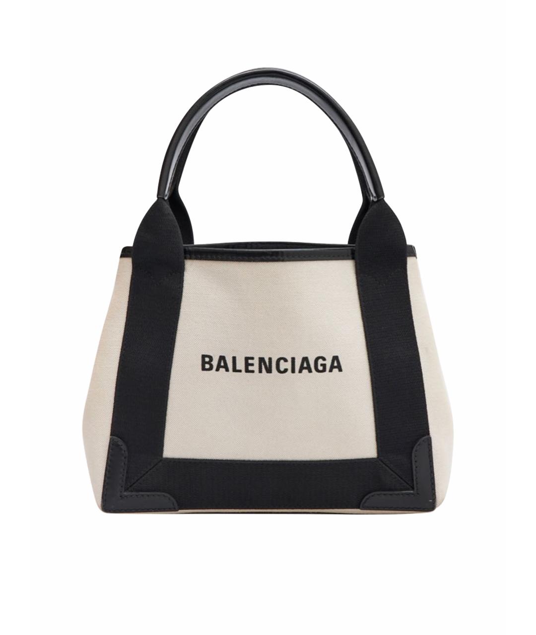 BALENCIAGA Белая сумка с короткими ручками, фото 1