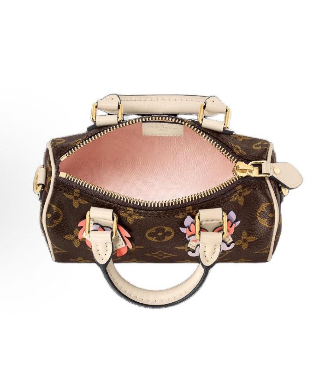 LOUIS VUITTON Коричневая сумка с короткими ручками, фото 4