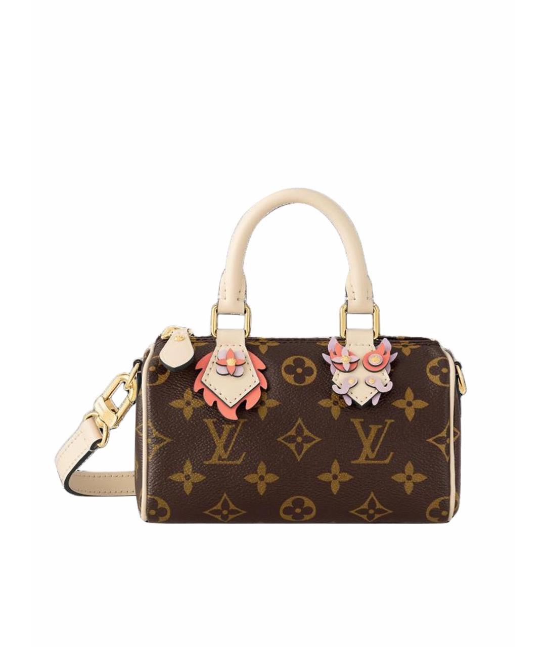 LOUIS VUITTON Коричневая сумка с короткими ручками, фото 1
