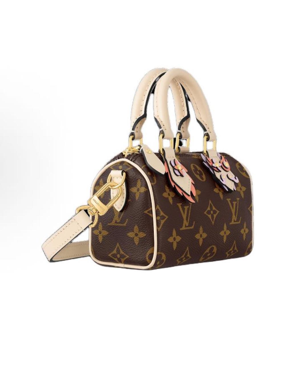 LOUIS VUITTON Коричневая сумка с короткими ручками, фото 2