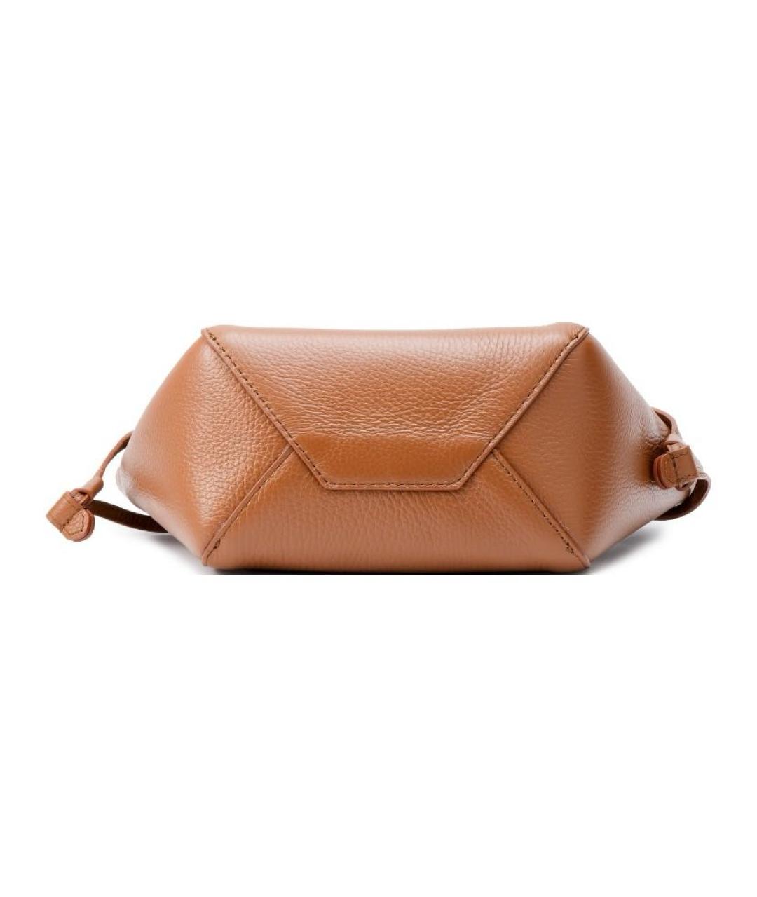 FURLA Коричневая кожаная сумка тоут, фото 5