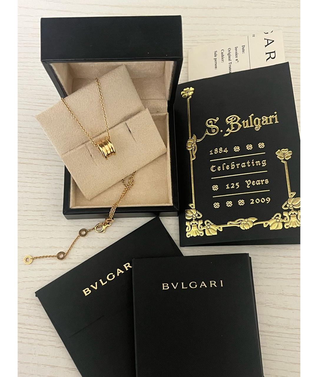 BVLGARI Золотая подвеска из розового золота, фото 4