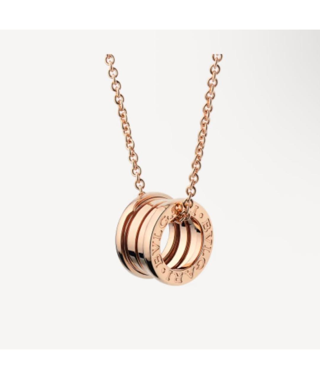 BVLGARI Золотая подвеска из розового золота, фото 2
