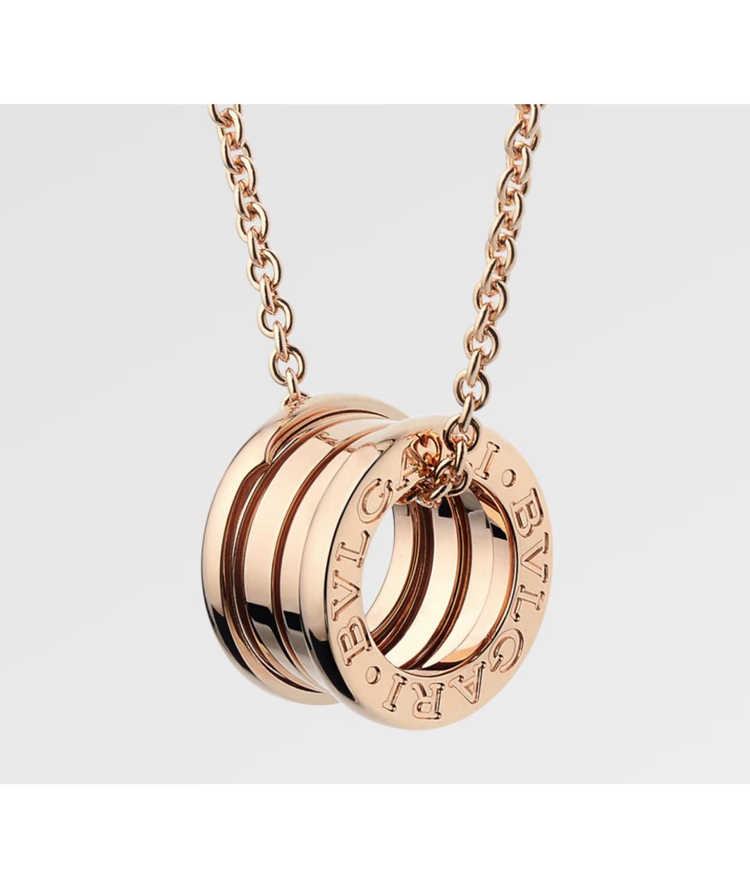 BVLGARI Золотая подвеска из розового золота, фото 5