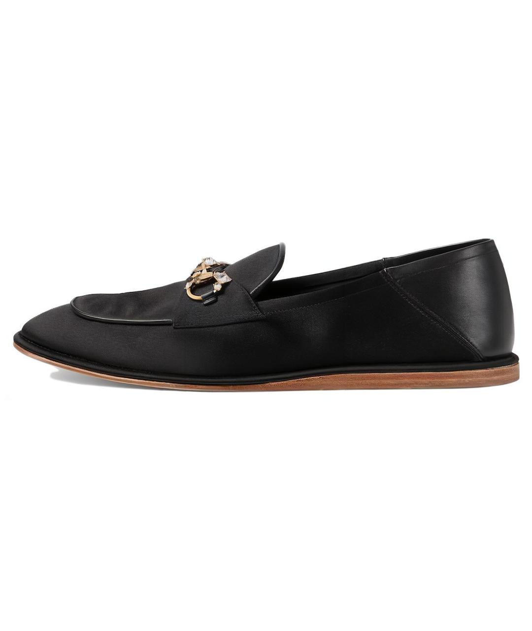GUCCI Черные лоферы, фото 5